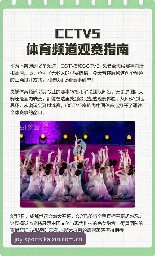 开心体育直播源教程：从零搭建专业赛事观赛体系的完整指南